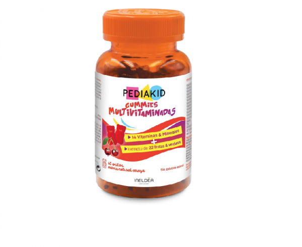 PEDIAKID Multivitaminas – 60 gummies (pectina)